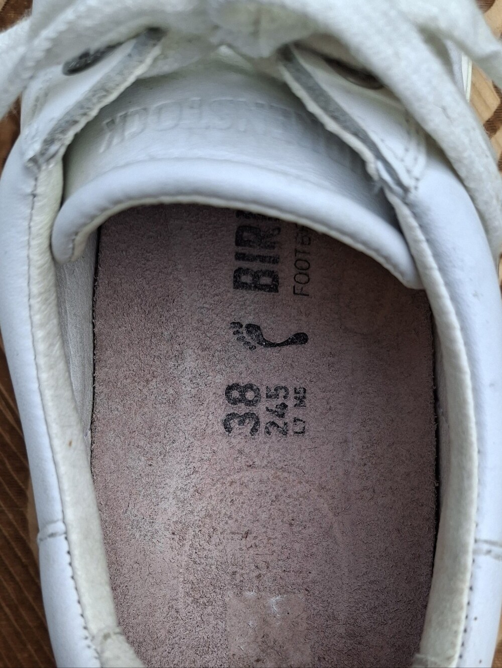 Birkenstock Women's Bend Low White Leather Minimalist Sneakers Sz 38/7.5 - Picture 7 of 10